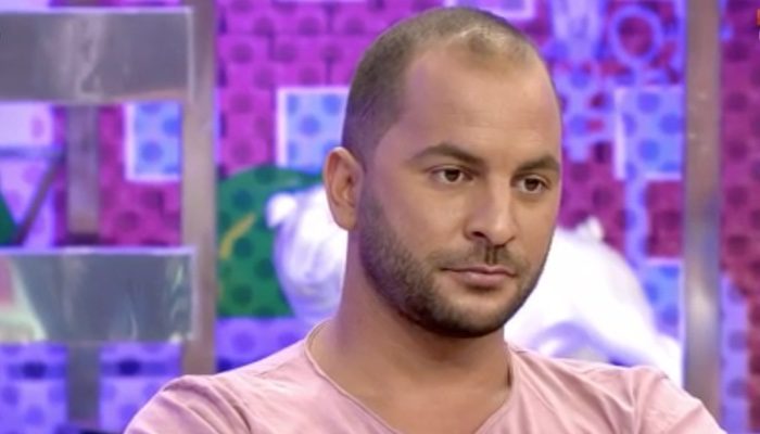 Antonio Tejado mientras recibía el rapapolvo de Corredera