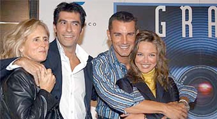  Carolina Ferre con Jesús Vázquez, Jorge Fernández y Mercedes Milá en 'GH 5'