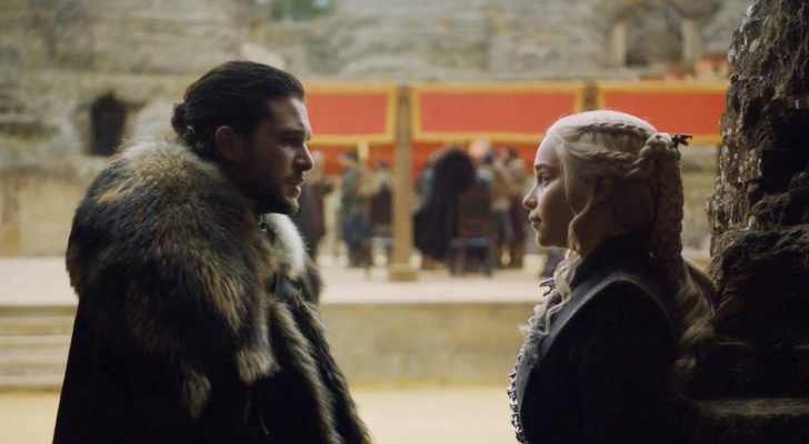 Jon y Daenerys en el 7x07 de &#39;Juego de Tronos&#39;