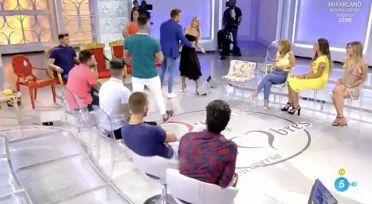 Momento de la tensa discusión en 'Mujeres y hombres y viceversa'