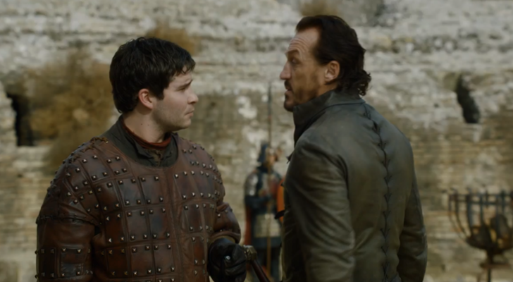 Bronn (Jerome Flynn) segundos antes de dejar la escena en &#39;Juego de Tronos&#39;