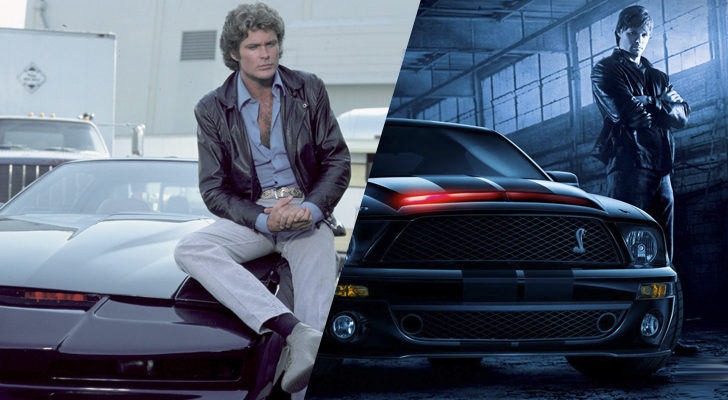 La vieja y la nueva generación de 'El coche fantástico'