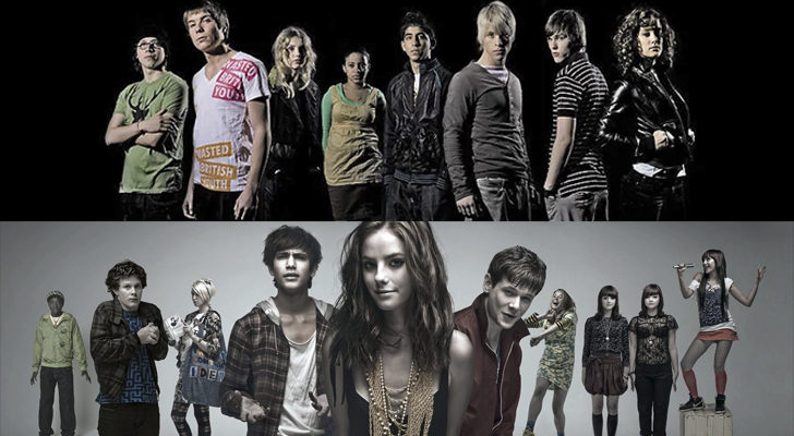 La primera y la segunda generación de 'Skins'