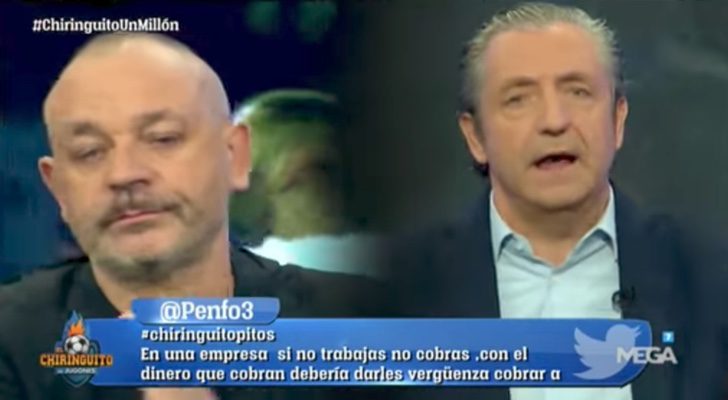 Josep Pedrerol y Frèdèric Hermel en 'El chiringuito de jugones'