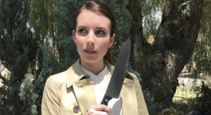 Emma Roberts en el rodaje de 'American Horror Story: Cult'