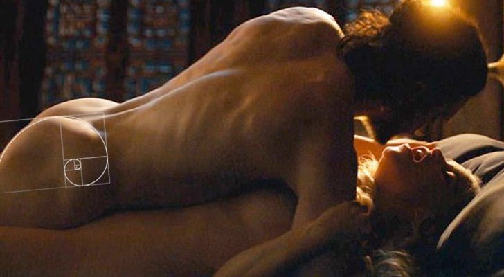  Escena sexual de Jon Snow y Daenerys con la proporción áurea