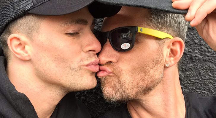 Colton Haynes y Jeff Leatham