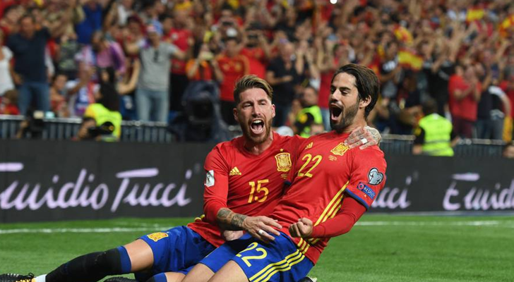 El España-Italia destacó en Televisión Española