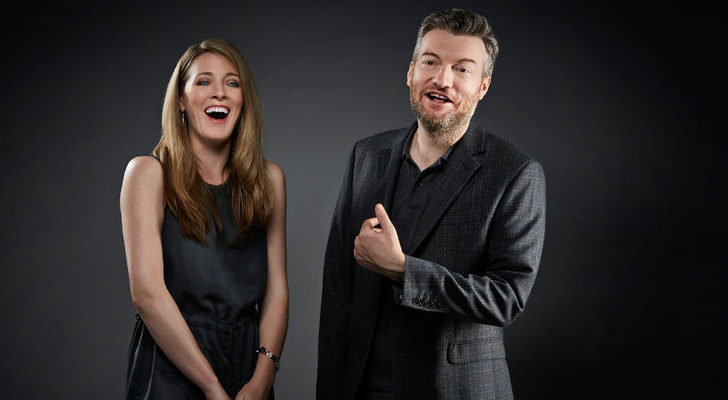 Charlie Brooker y Annabel Jones