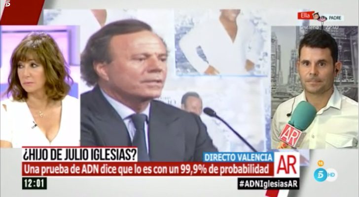 Javier Santos, supuesto hijo de Julio Iglesias, en 'El programa de Ana Rosa'