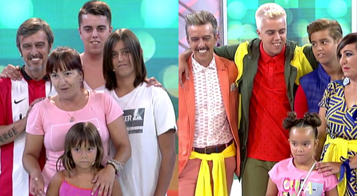 La familia Vélez Fernández, antes y después