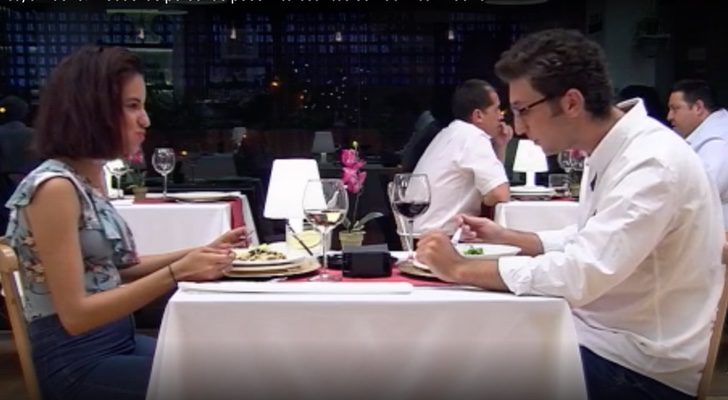 Andrea y Nacho en 'First dates'