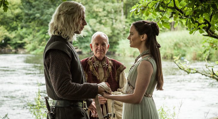 La boda de Rhaegar Targaryen y Lyanna Stark en 'Juego de Tronos'