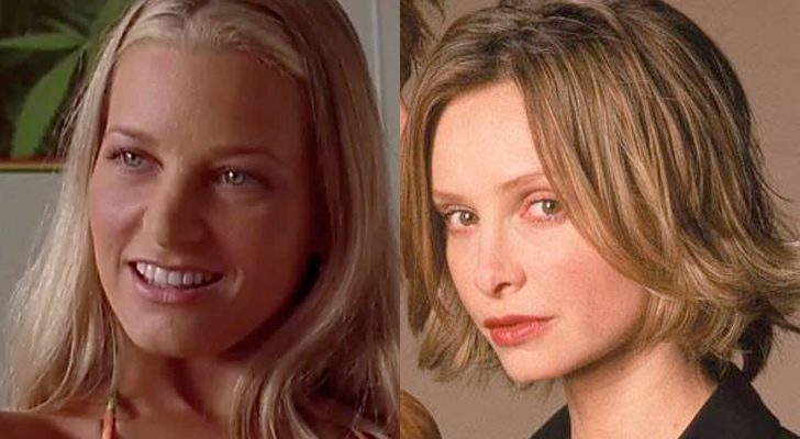 Bridget Fonda en 1997 y Calista Flockhart como Ally McBeal