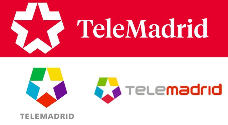 Nuevo logo frente al antiguo de Telemadrid