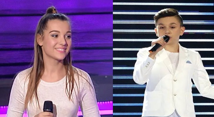 Mina Blazev y Grigol Kipshidze, participantes de Eurovisión Junior 2017