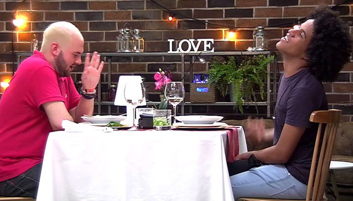 Jorge y Jose cenando en First Dates