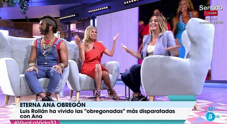 Luis Rollán, Ana Obregón y Toñi Moreno en 'Viva la vida'