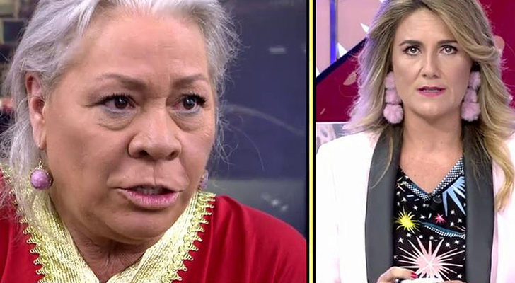 Carmen Gahona y Carlota Corredera discuten en 'Sálvame'