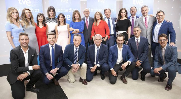 El equipo de Informativos TVE