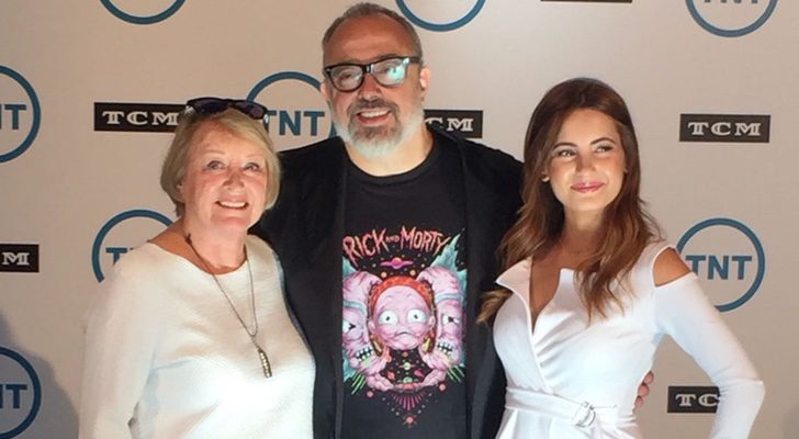 Ivonne Blake, Alex de la Iglesia e Ivana Baquero en la presentación de TNT y TCM