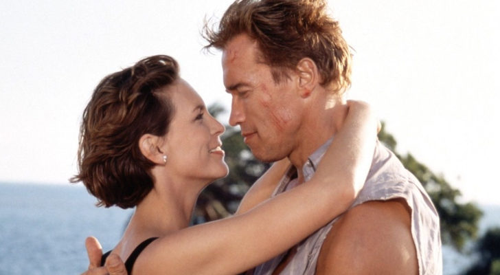 Arnold Schwarzenegger y Jamie Lee Curtis en 'Mentiras arriesgadas'