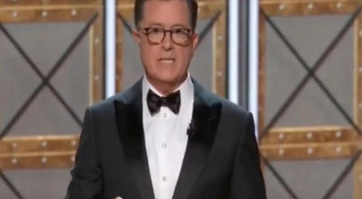 Stephen Colbert, en la gala de Premios Emmy 2017