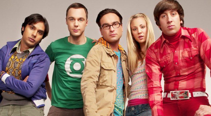 Los protagonistas de 'The Big Bang Theory'