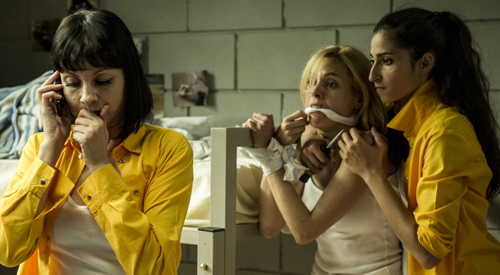 Alba Flores, Najwa Nimri y Maggie Civantos en 'Vis a vis'