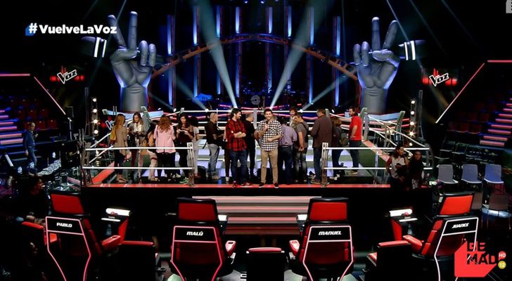 Plató de 'La voz'