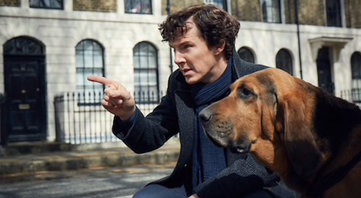 Benedict Cumberbatch en 'Sherlock'