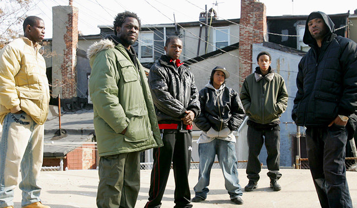 Imagen de 'The Wire' en una de las calles de Baltimore