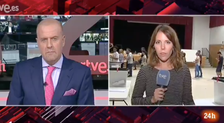 Cobertura del Canal 24h al referéndum independentista