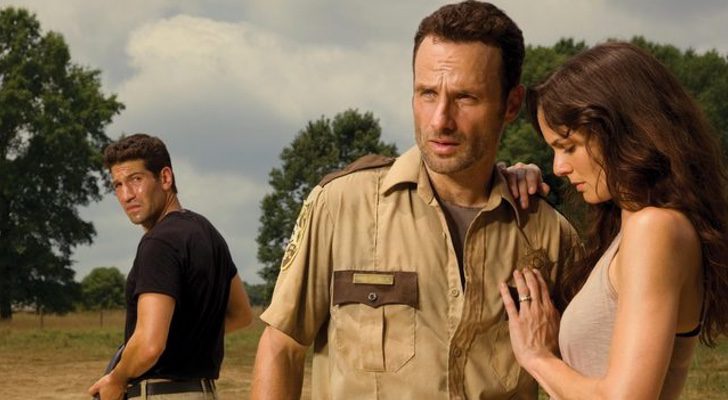 Rick, Lori y Shane en 'The Walking Dead'