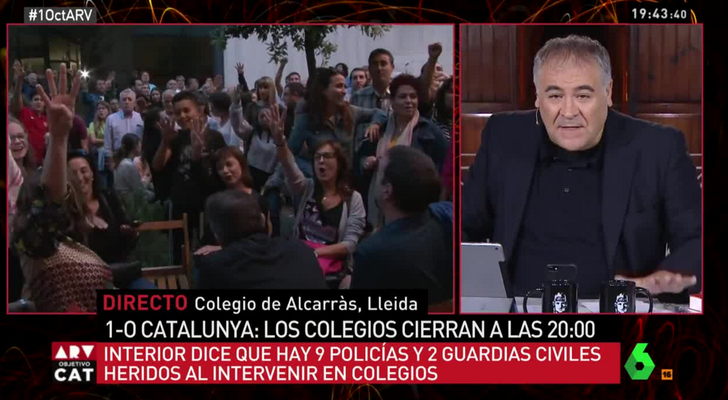 Ferreras encabezó la cobertura en laSexta