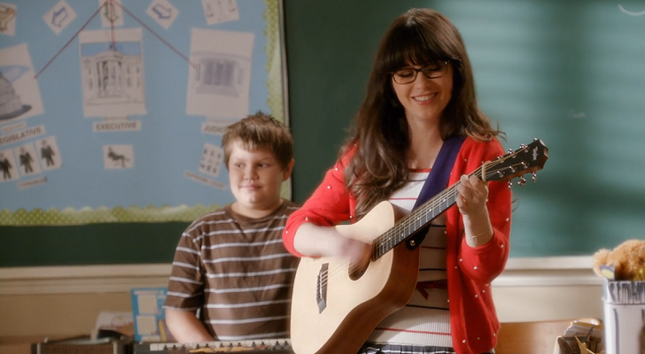 Zoeey Deschanel como Jessica Day en 'New Girl'