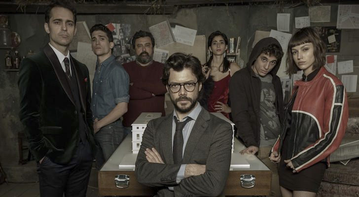 Los atracadores de 'La Casa de Papel'