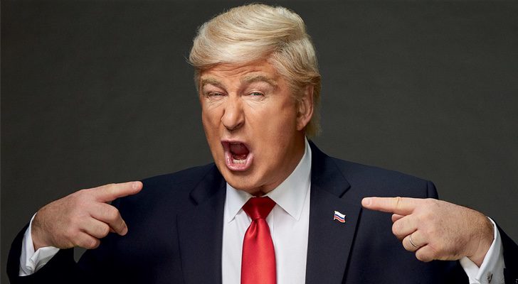 Alec Baldwin caracterizado de Donald Trump en 'Saturday Nigh Live'