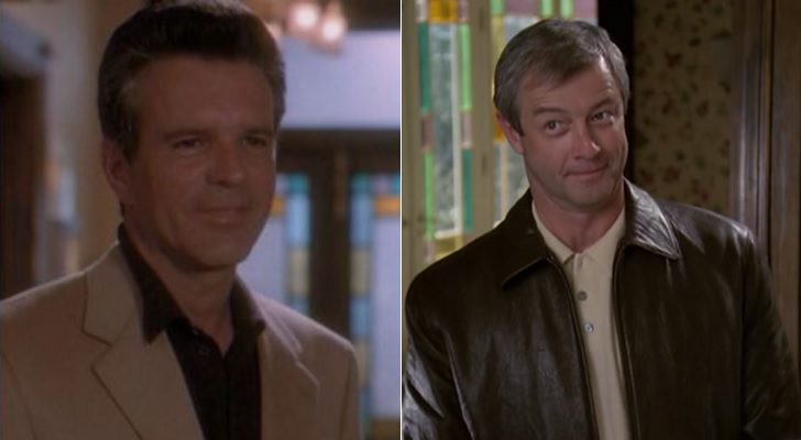 A la izquierda, Tony Denison como Víctor Bennet, a la derecha, James Read como Víctor Bennet en 'Embrujadas'