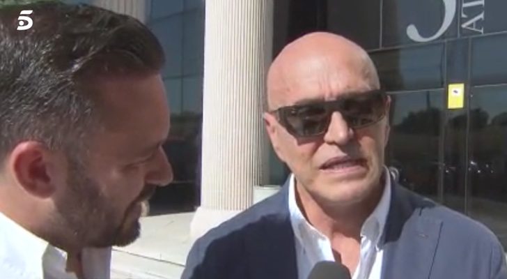 Imagen del vídeo en el que Kike Calleja entrevista a Kiko Matamoros