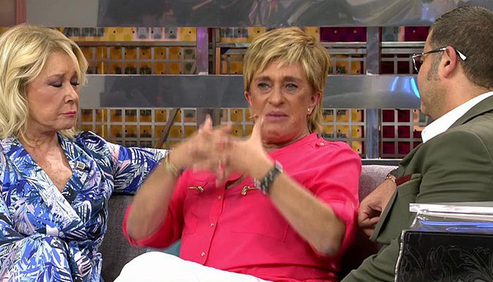 Chelo Gª Cortés contando su drama en 'Sálvame'