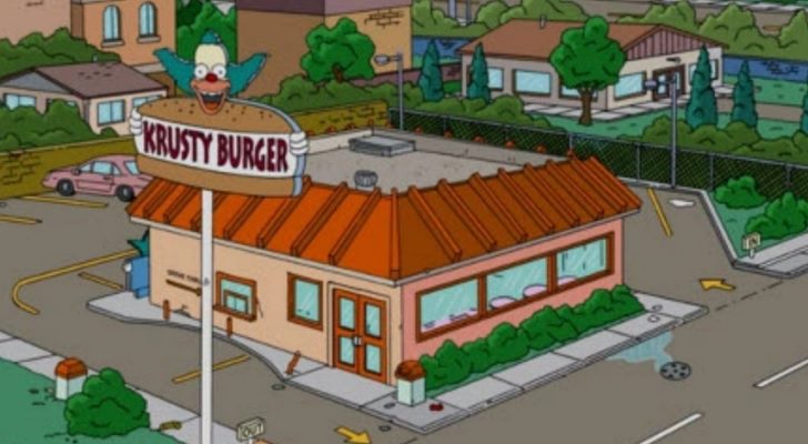 Krusty Burger, el principal establecimiento de comida rápida en 'Los Simpson'