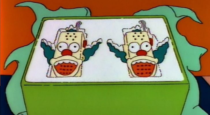 Walkie-talkie ed la marca Krusty en 'Los Simpson'