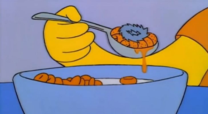 El peligroso cereal metálico que casi le cuesta la vida a Bart en 'Los Simpson'