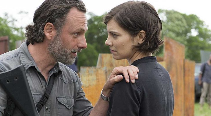 Rick (Andrew Lincoln) y Maggie (Lauren Cohan) en una imagen del primer episodio de 'The Walking Dead'
