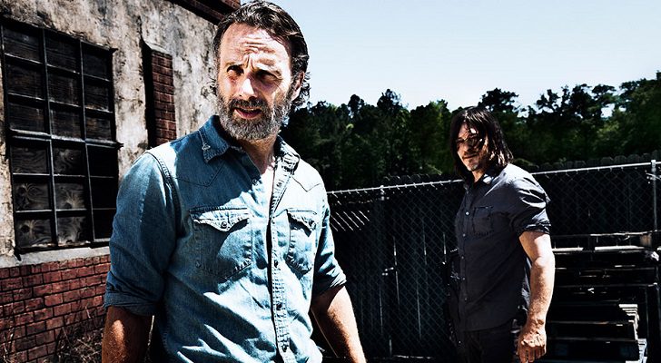 Andrew Lincoln y Norman Reedus en una imagen promocional de la octava temporada de 'The Walking Dead'