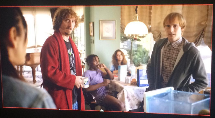 Imagen del rodaje publicada por Eric Navarro, guionista de la serie