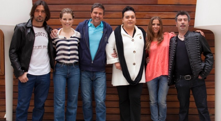 Rafa Méndez, Soraya, Falete, Ana Fernández y Agustín Jiménez en 'Famosos al volante'