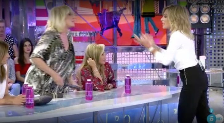 Agitada discusión entre María de Mora, Mila Ximénez y Belén Esteban en 'Sálvame'