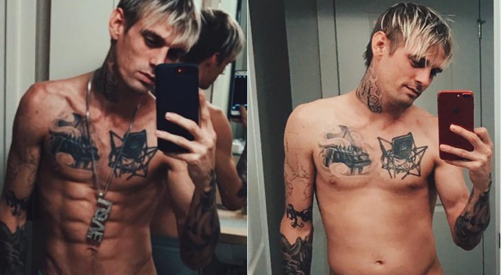 El impactante cambio de Aaron Carter tras su rehabilitación